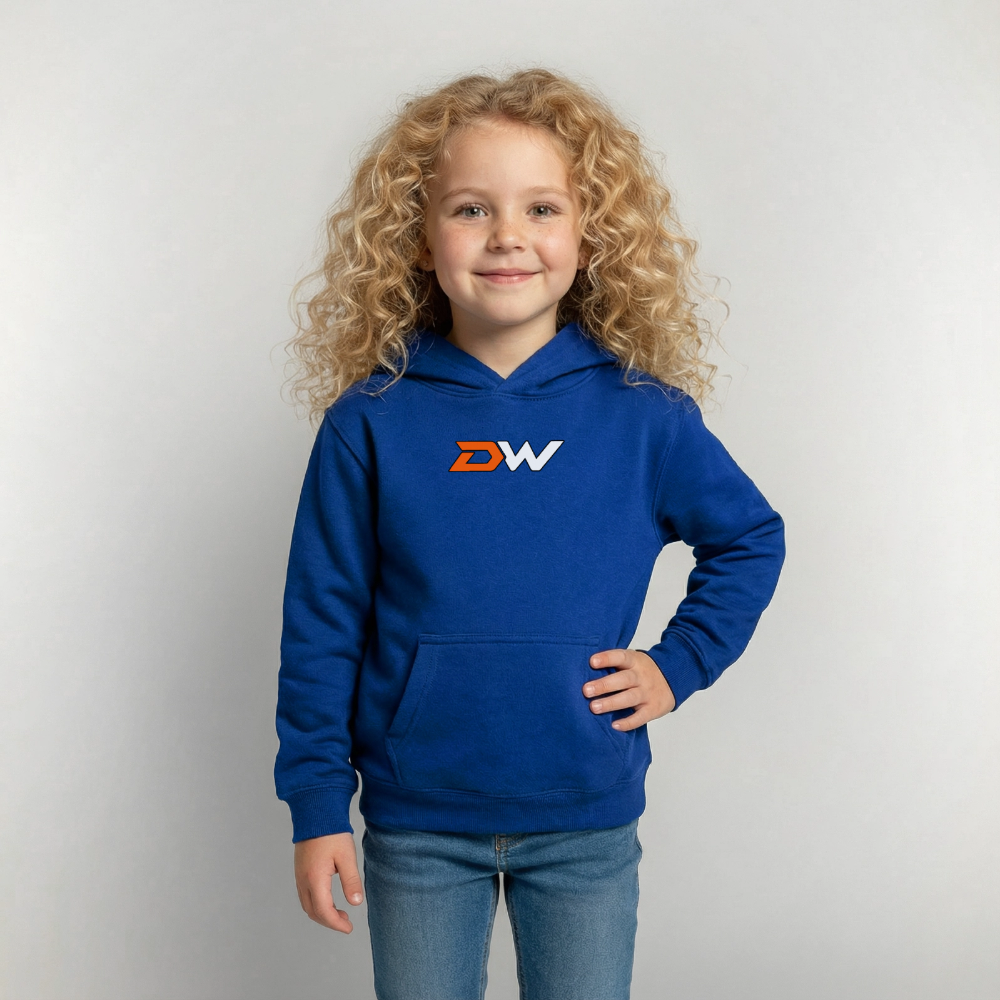 DVIZHWEAR Kids – Miss You From Space Hoodie - bright royal