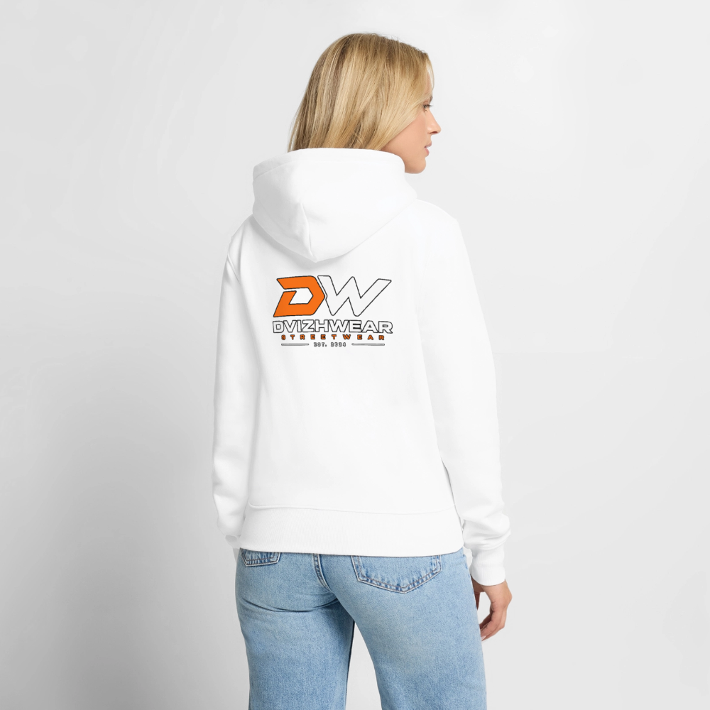 Women’s Premium Logo Hoodie – DVIZHWEAR - white