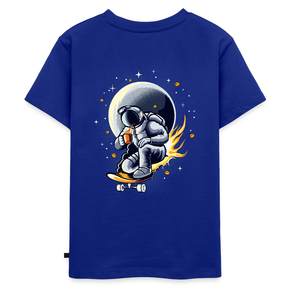 Space Rider Kids T-Shirt – Astronaut Streetwear | DVIZHWEAR - royal blue