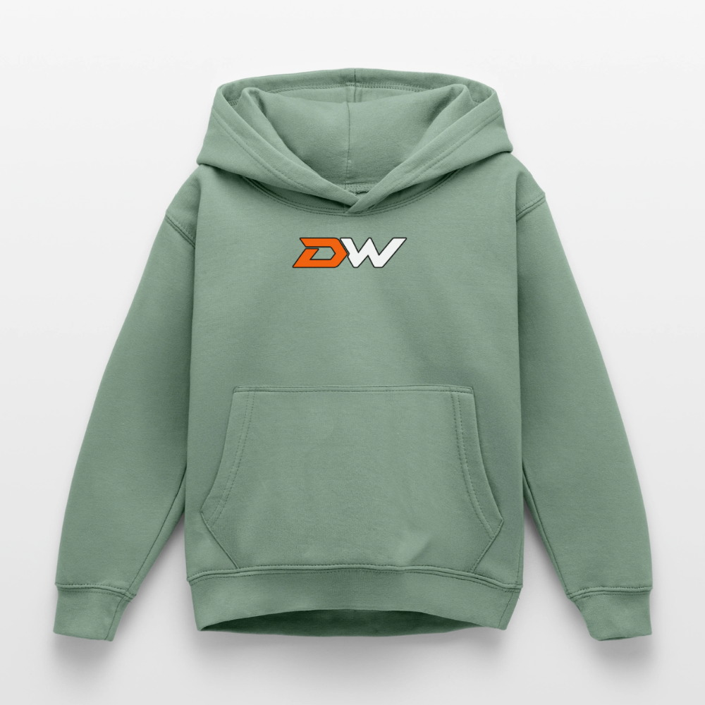 DVIZHWEAR Kids – Miss You From Space Hoodie - steel green