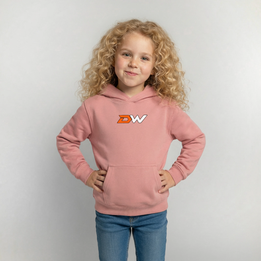 DVIZHWEAR Kids – Miss You From Space Hoodie - dusky rose