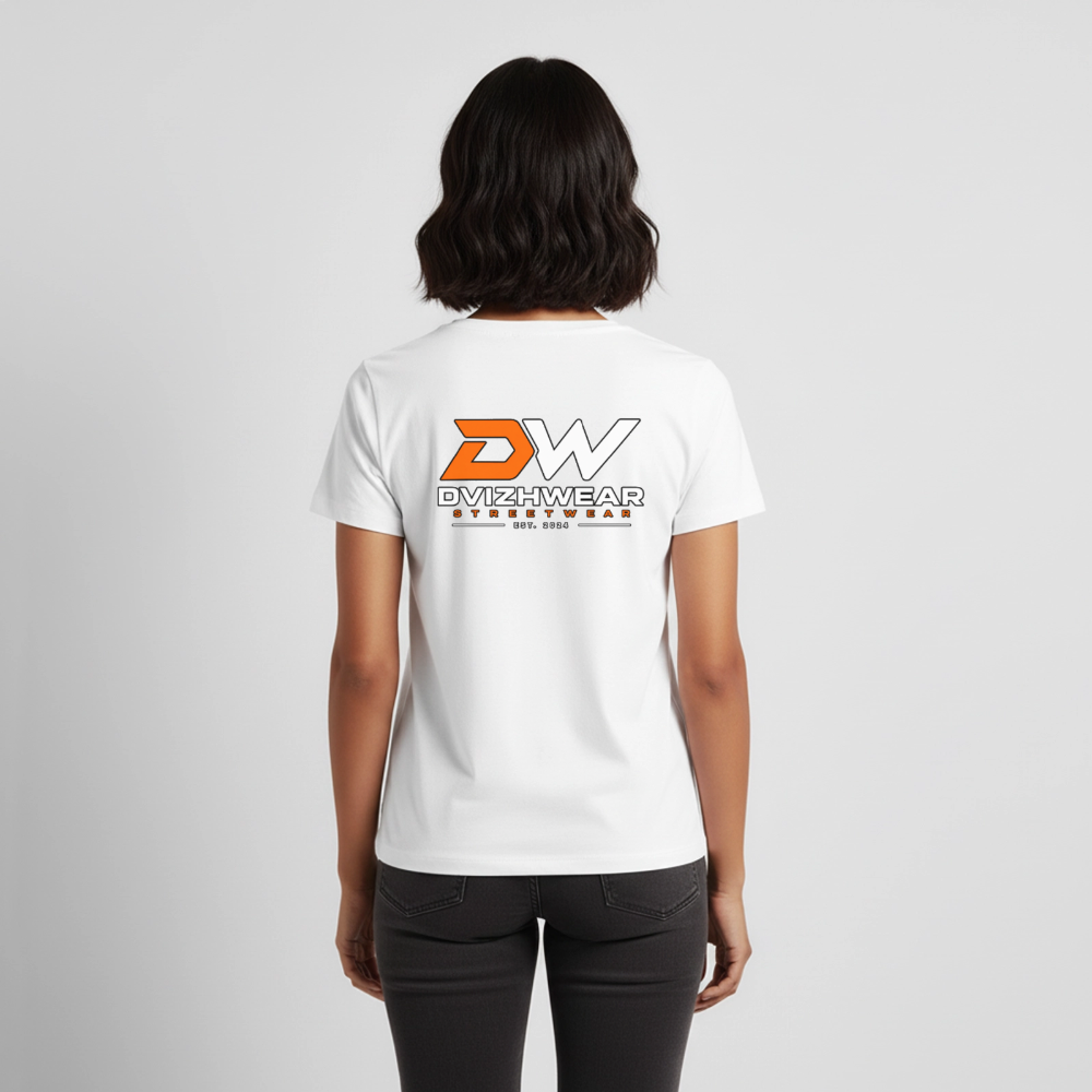 Women’s Premium Logo T-Shirt – DVIZHWEAR - white