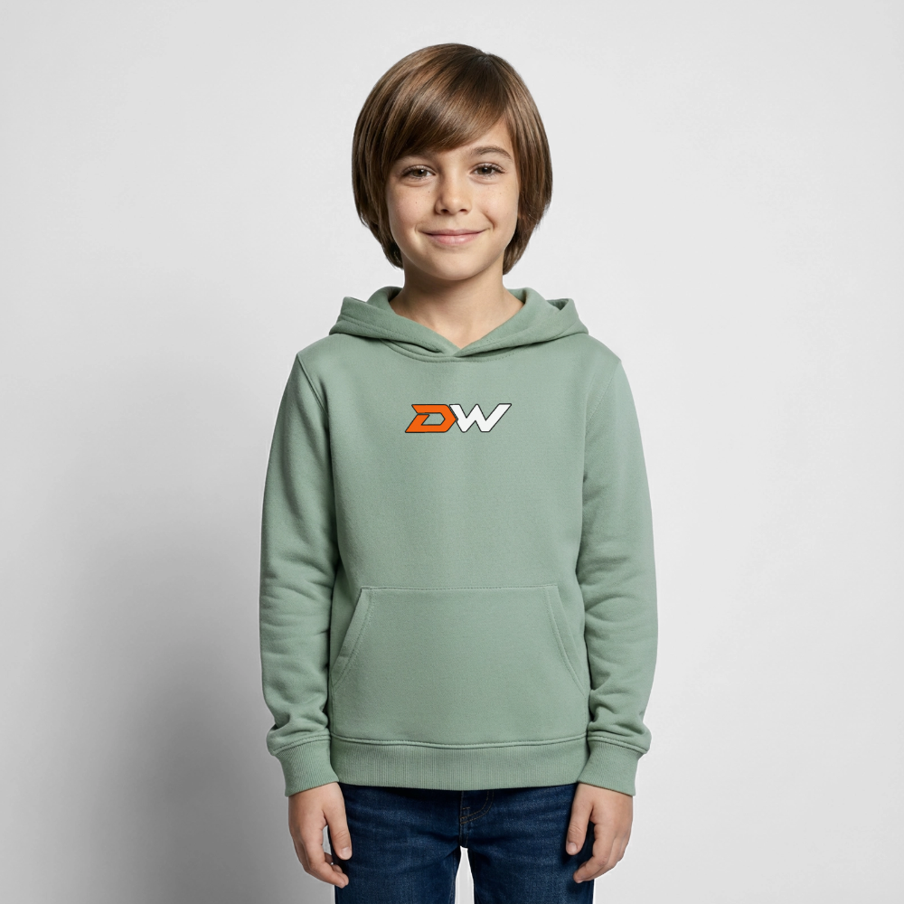 DVIZHWEAR Kids – Miss You From Space Hoodie - steel green
