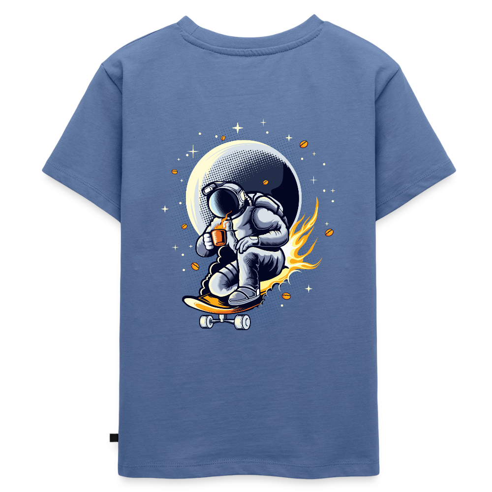 Space Rider Kids T-Shirt – Astronaut Streetwear | DVIZHWEAR - stone blue