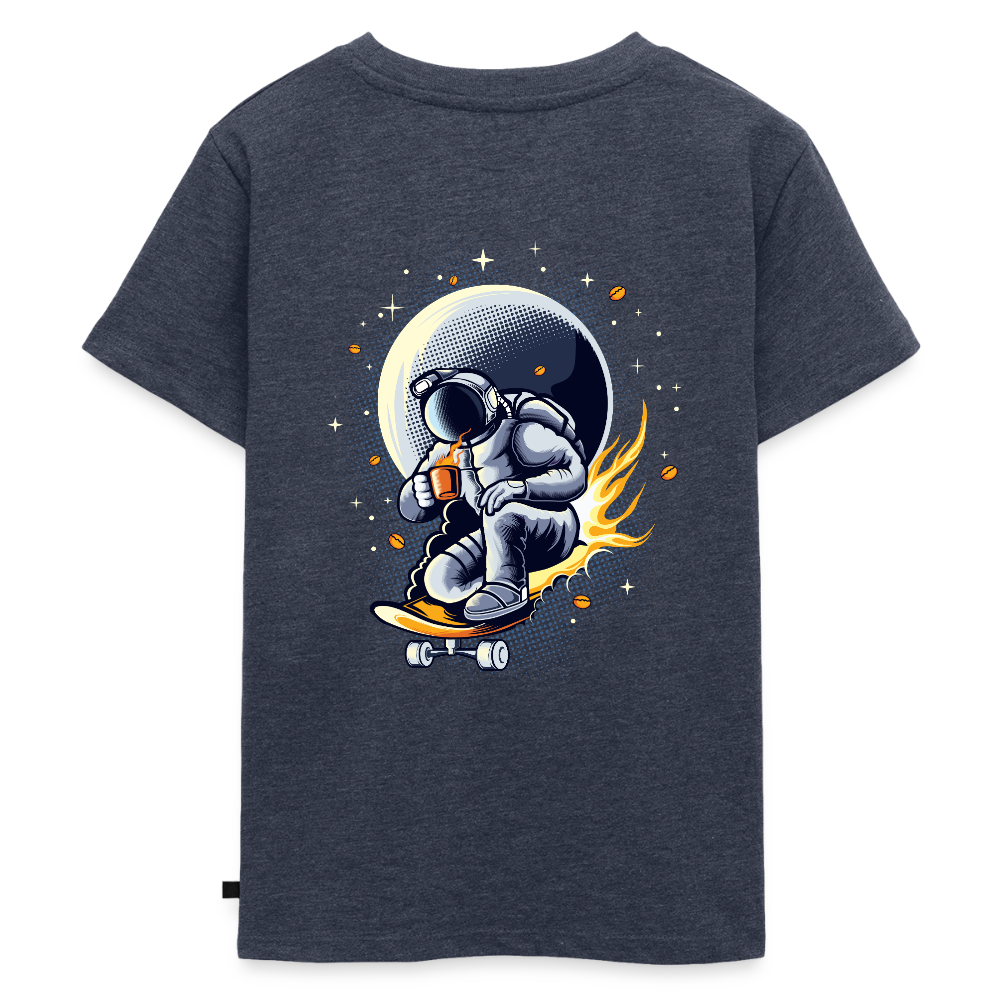 Space Rider Kids T-Shirt – Astronaut Streetwear | DVIZHWEAR - heather denim