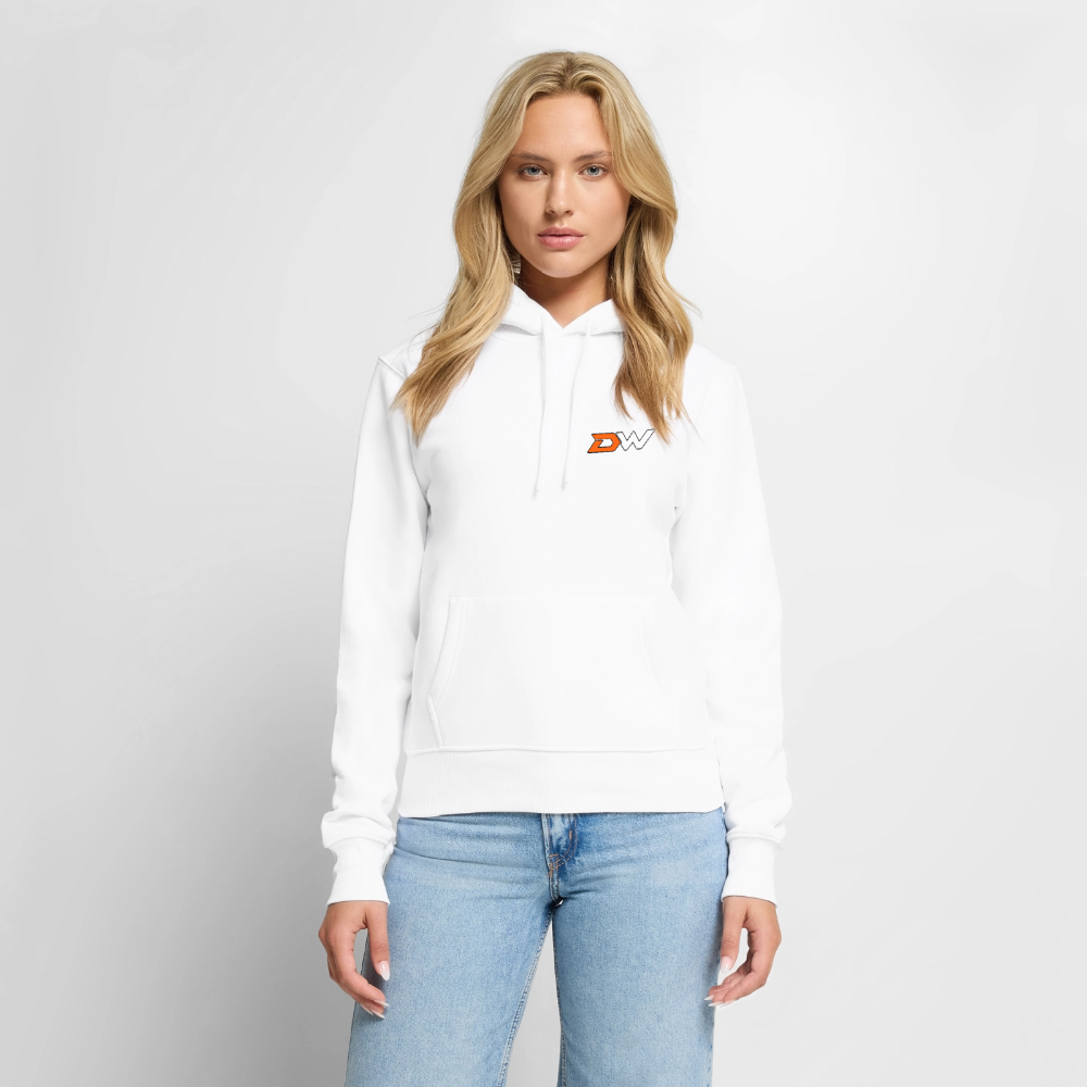 Women’s Premium Logo Hoodie – DVIZHWEAR - white