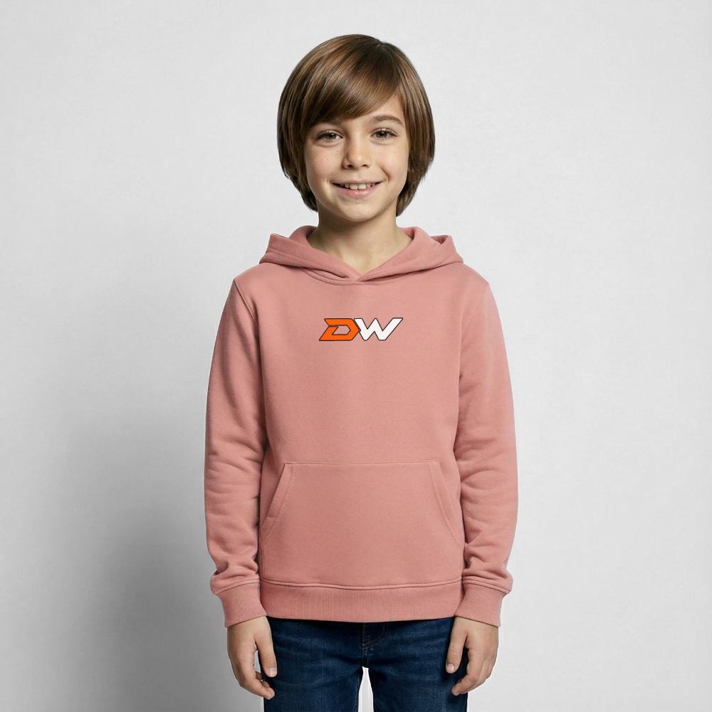DVIZHWEAR Kids – Miss You From Space Hoodie - dusky rose