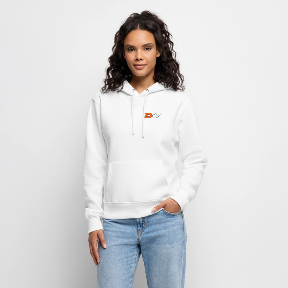 Women’s Premium Logo Hoodie – DVIZHWEAR - white