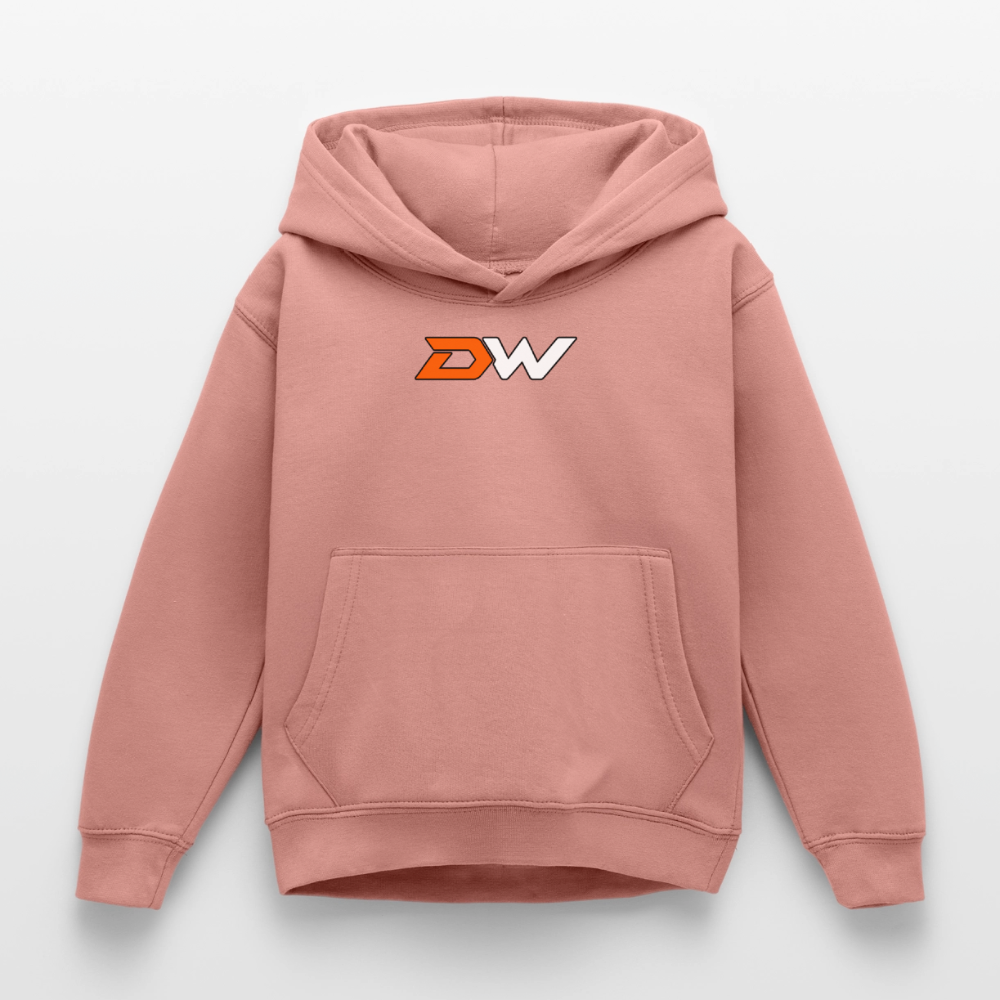DVIZHWEAR Kids – Miss You From Space Hoodie - dusky rose
