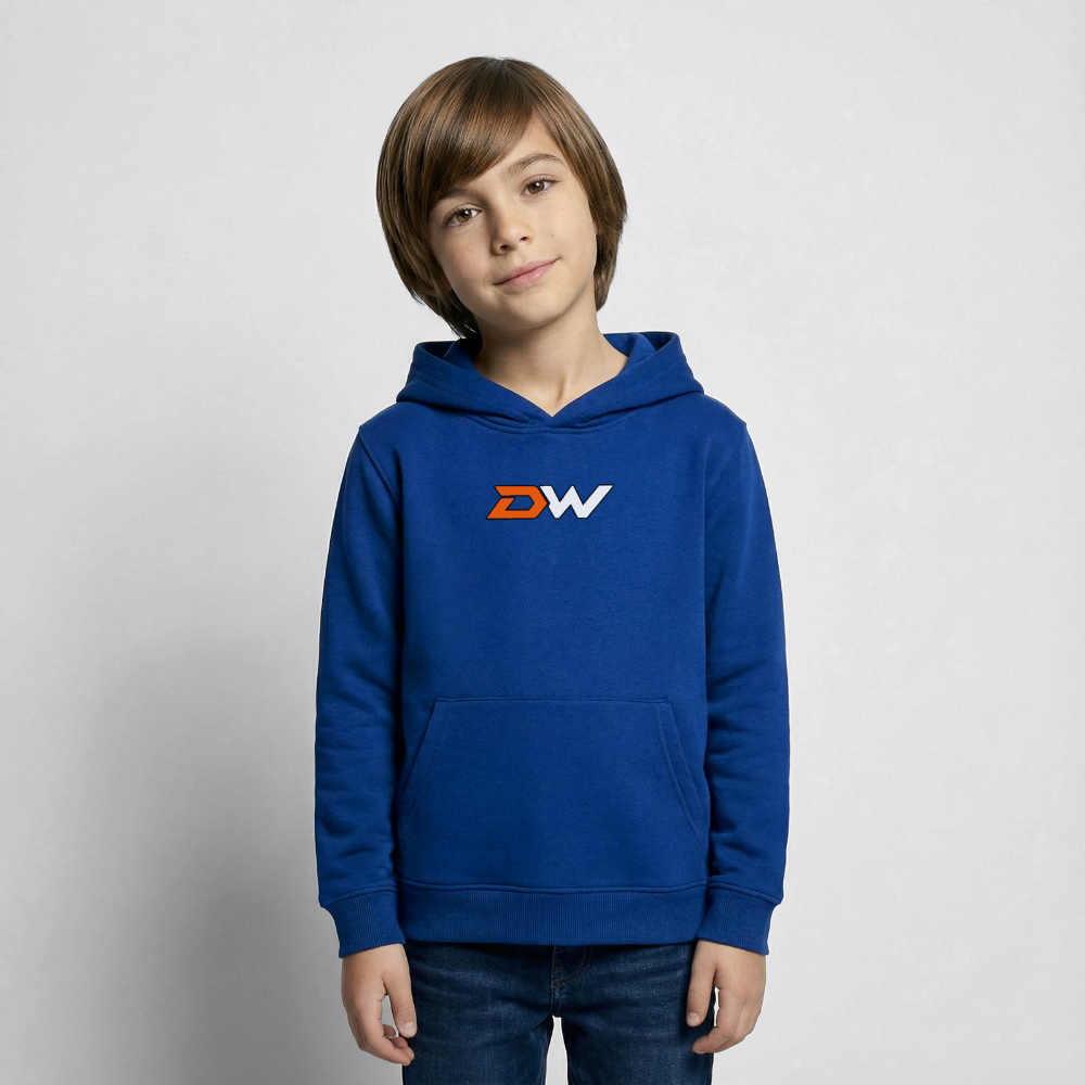 DVIZHWEAR Kids – Miss You From Space Hoodie - bright royal