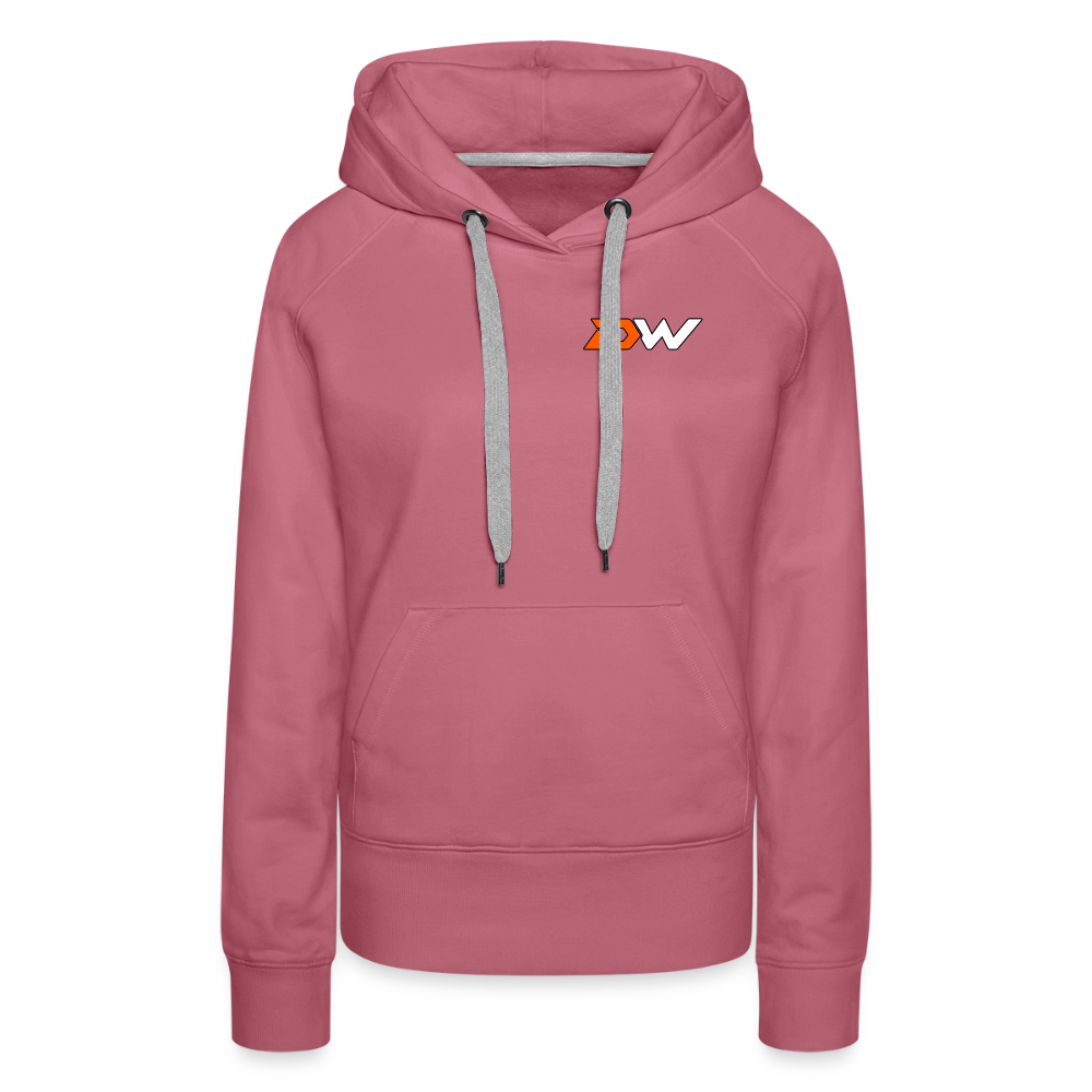 Women’s Premium Logo Hoodie – DVIZHWEAR - mauve