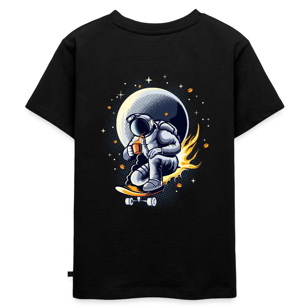 Space Rider Kids T-Shirt – Astronaut Streetwear | DVIZHWEAR - black